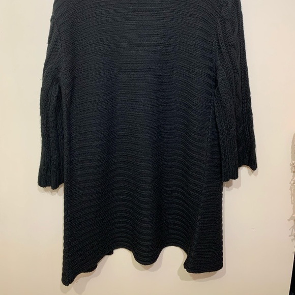 Sundance black open long Cardigan size L - Picture 12 of 12